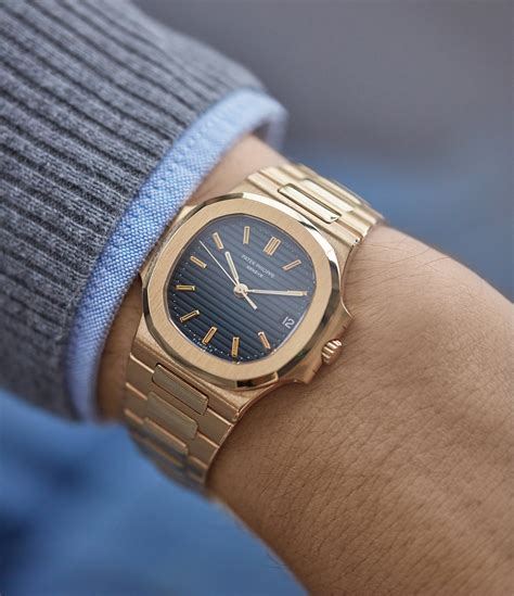 patek philippe nautilus gold watch